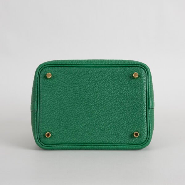 wsxc1754060431509_5 UK London Picotin Lock 18CM Clemence Leather U4 Vert Vertigo Gold Hardware