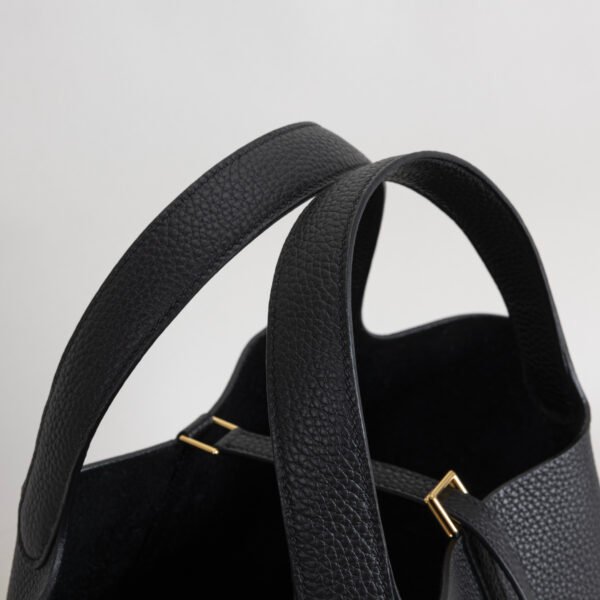 Luxury Women’s Bag CC89 Noir Clemence Leather Picotin 22CM Gold Hardware