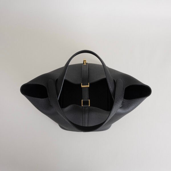 Luxury Women’s Bag CC89 Noir Clemence Leather Picotin 22CM Gold Hardware