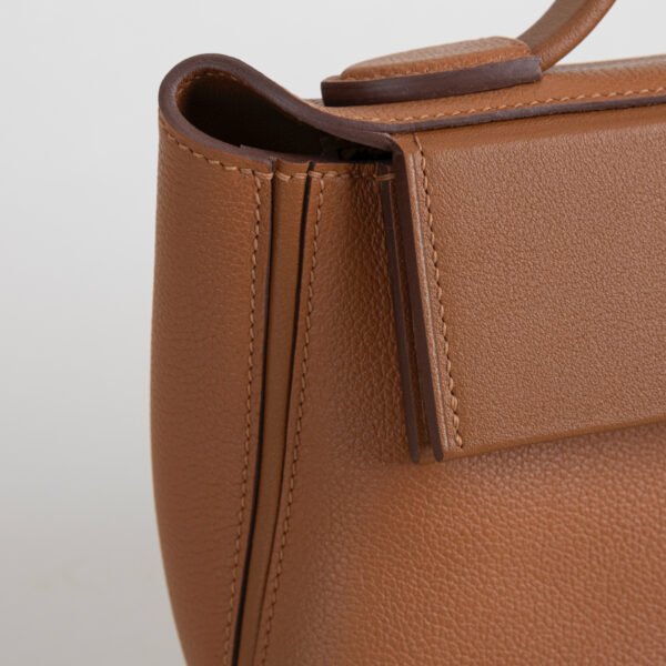 Women’s Tote Bag CC37 Gold Evercolor/ Swift Leather Kelly 2424 Mini Gold Hardware