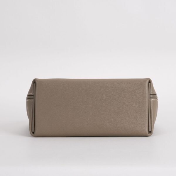 USA Washington Kelly 2424 Mini CK18 Etoupe Evercolor / Swift Leather Silver Hardware