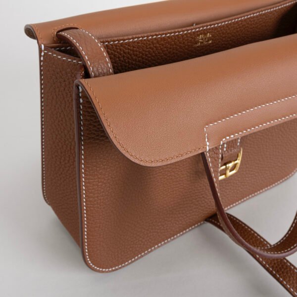 wsxc1755878370033_2 Women’s Shoulder Bag Halzan 25CM CC37 Gold Clemence Leather Gold Hardware