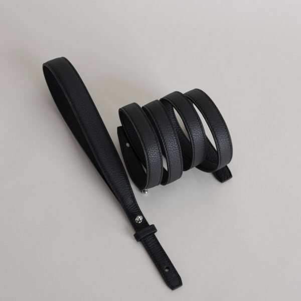 UK London Kelly Depeches 25CM Togo Leather CK89 Noir Silver Hardware