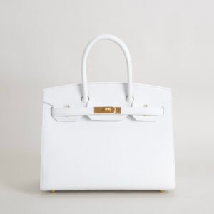 Canada Toronto 01 Blanc Epsom Leather Birkin Sellier 30CM Gold Hardware