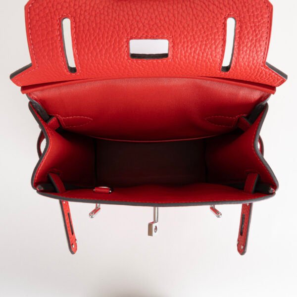 wsxc1757088203696_3 USA Washington Hac A Dos Togo Leather S3 Rouge De Coeur Silver Hardware