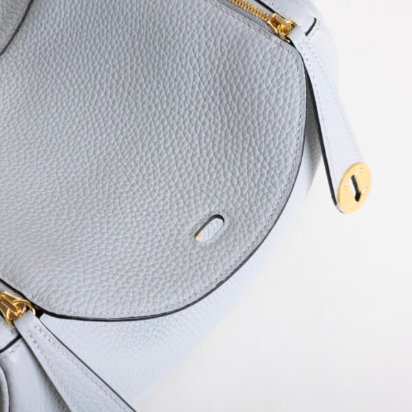 wsxc1758551755883_2 Women’s Shoulder Bag Lindy 26CM Clemence Leather 08 Blue Pale Gold Hardware