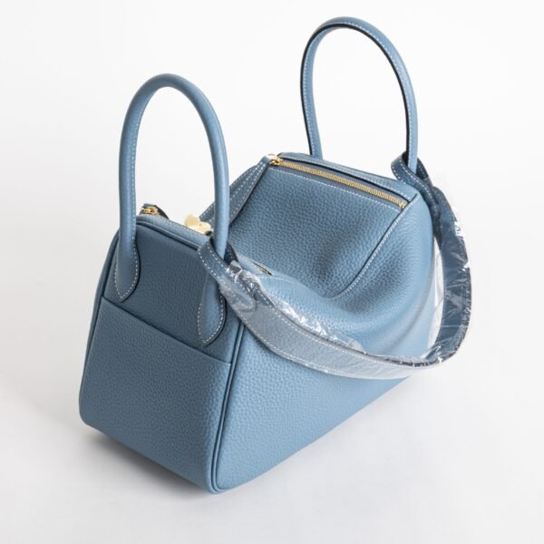 Canada Toronto CC75 Blue Jean Clemence Leather Lindy 26CM Gold Hardware