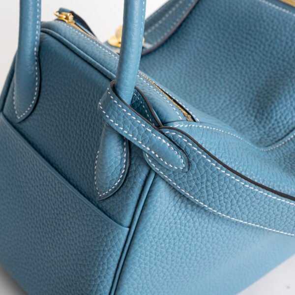 Canada Toronto CC75 Blue Jean Clemence Leather Lindy 26CM Gold Hardware