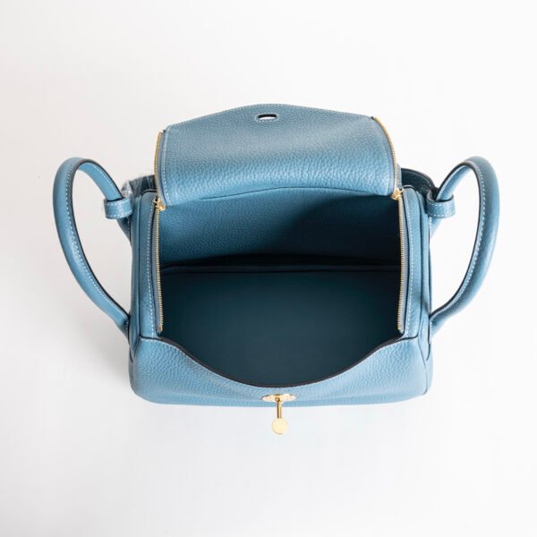 Canada Toronto CC75 Blue Jean Clemence Leather Lindy 26CM Gold Hardware