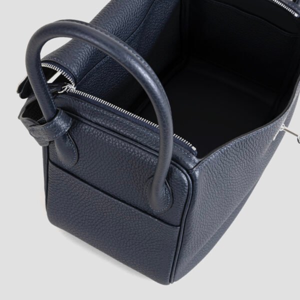 wsxc1758552102875_3 UAE Dubai Lindy 26CM Clemence Leather 2Z Blue Nuit Silver Hardware