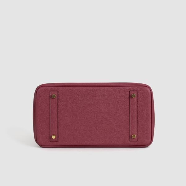 Full Handmade Togo Leather Birkin 30CM Q5 Rouge Casaque Gold Hardware