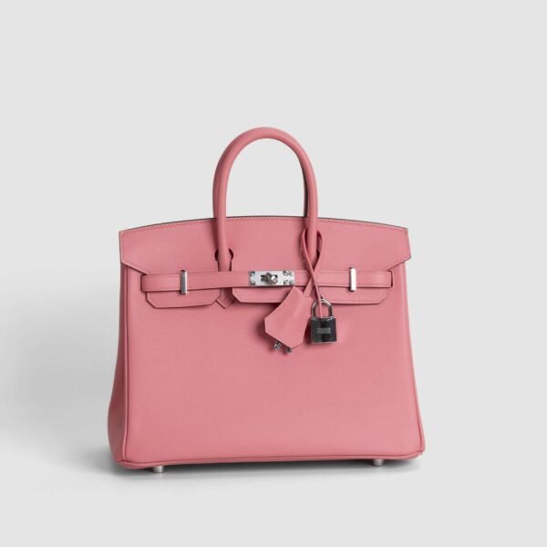 wsxc1759856259859_0-scaled-1 Hermes Bag Boutique Swift Leather Birkin 25CM 8W Rose Azalee Silver Hardware
