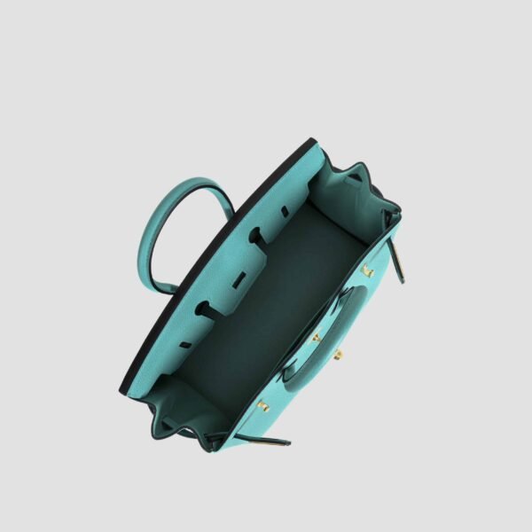 Canada Toronto Hermes Birkin 25CM Togo Leather 7F Blue Paon Gold Hardware