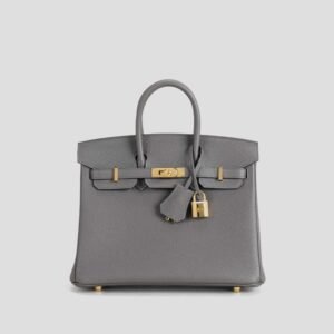 Hermes Bag Price Birkin 25CM Togo Leather 8F Etain Gold Hardware