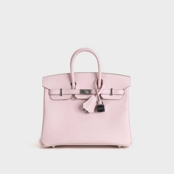 wsxc1759856680876_0-scaled-1 Women’s Tote Bag 3Q Rose Sakura Swift Leather Birkin 25CM Silver Hardware