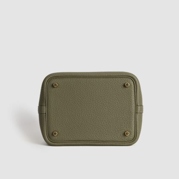 wsxc1760108465164_5-scaled-1 Women’s Tote Bag Clemence Leather Picotin 18CM CC61 Vert Olive Gold Hardware