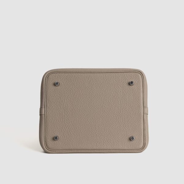 wsxc1760108662911_5-1-scaled-1 USA New York Picotin 22CM Clemence Leather S2 Gris Trench Silver Hardware