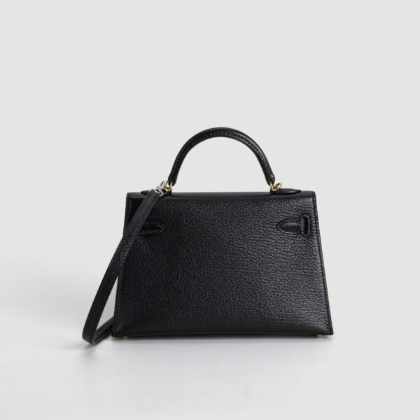 wsxc1760632632022_1-1-scaled-1 Full Handmade CC89 Noir Chevre Leather Mini Kelly 19CM Gold Hardware