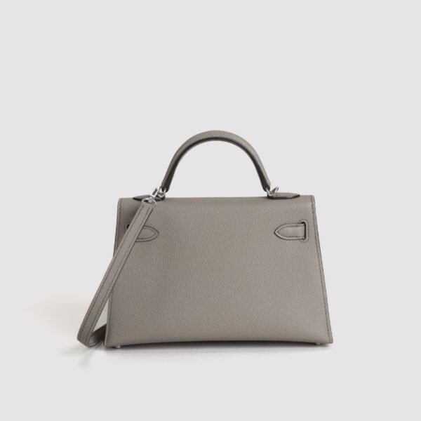 wsxc1760632790001_1-scaled-1 UK London Mini Kelly 19CM Epsom Leather M8 Gris Asphalt Silver Hardware