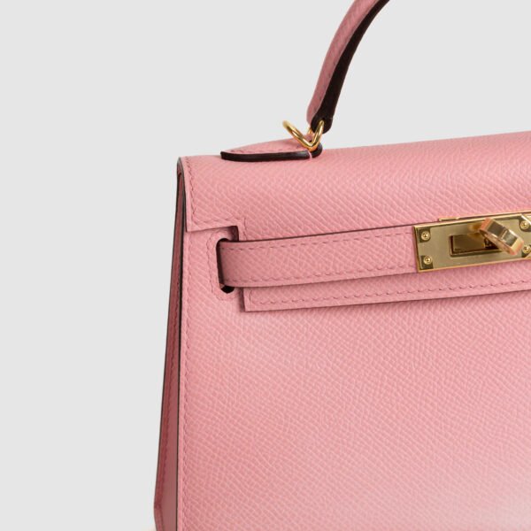 wsxc1760633000346_2-1 Hermes Evening Bag Mini Kelly 19CM Epsom Leather 1Q Rose Confetti Gold Hardware