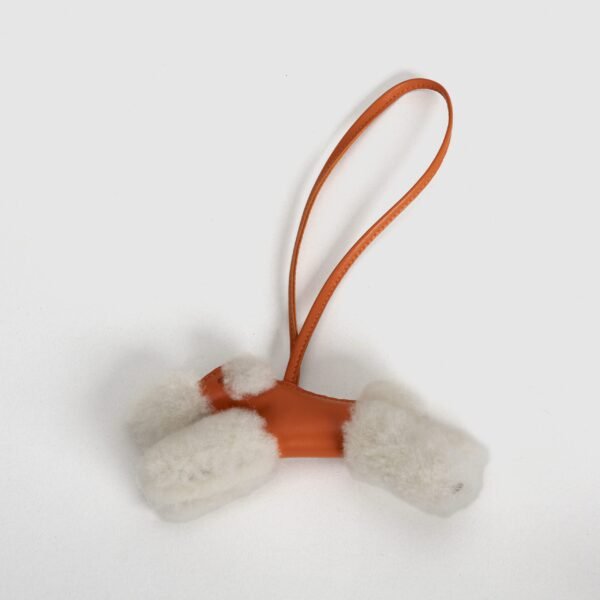 wsxc1762527798110_4-scaled-2 Australia Sydney Hermes Orange Milo Agneau & Merino Wool Budy Charm Hanging