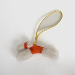 wsxc1762527798112_1 UK London Hermes Budy Charm Orange & Amber Milo Agneau / Merino Wool