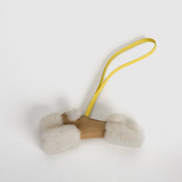 wsxc1762527801133_4 Australia Sydney Hermes Biscuit & Jaune De Naples Milo Agneau / White Merino Wool Budy Charm