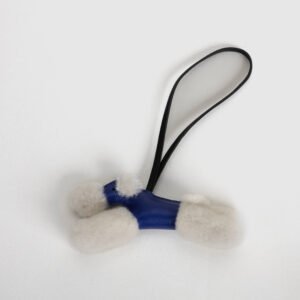 UAE Dubai Hermes Deep Blue Milo Agneau / Merino Wool Budy Charm