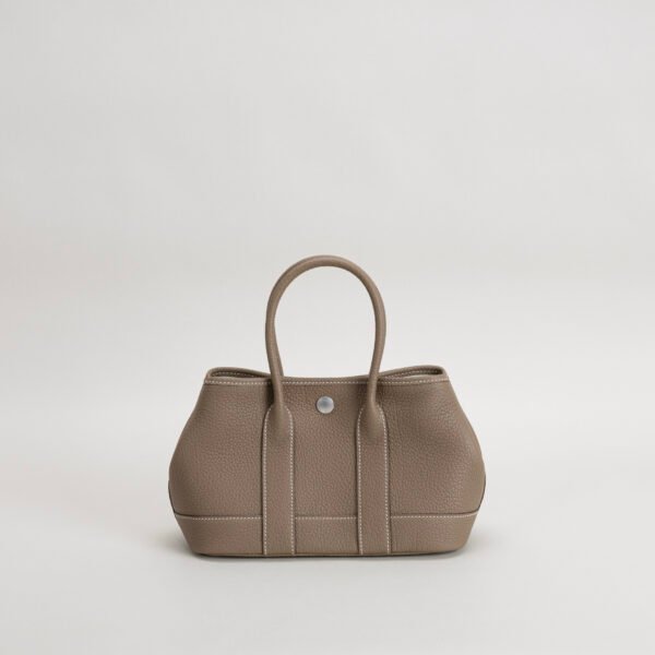 wsxc1762613150230_0-1 Hermes 2025 New Garden Party Mini 23 Negonda Leather CK18 Etoupe Silver Hardware