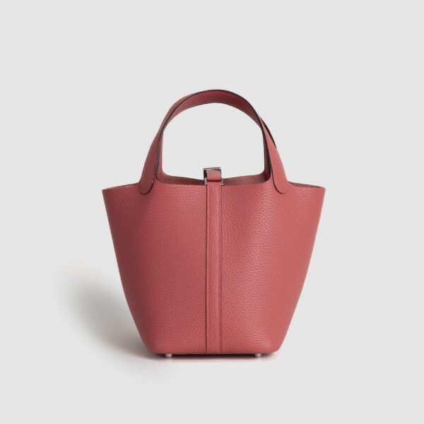 wsxc1764777158232_1-scaled-1 Canada Toronto Hermes 8W Rose Azalee Clemence Leather Picotin 18CM Silver Hardware