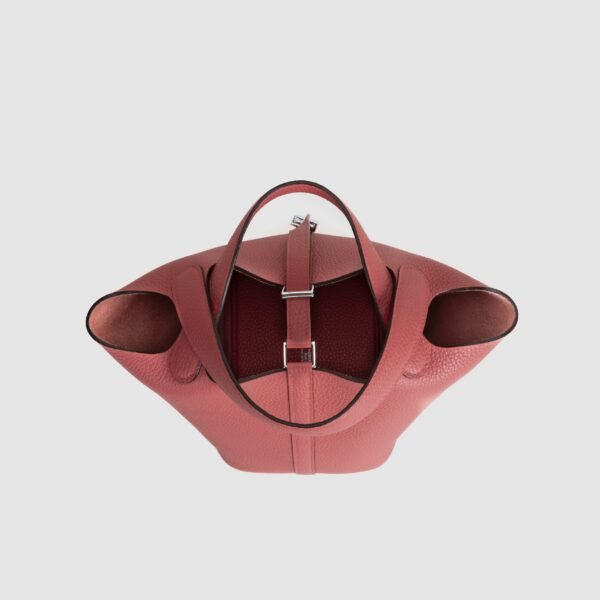 wsxc1764777158232_4-scaled-1 Canada Toronto Hermes 8W Rose Azalee Clemence Leather Picotin 18CM Silver Hardware