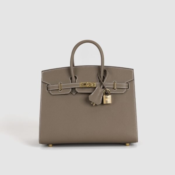 Canada Toronto Hermes Birkin Sellier 25CM CC18 Etoupe Epsom Leather Gold Hardware