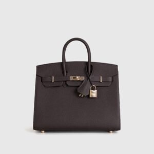 USA Los Angeles Hermes 0G Rouge Sellier Epsom Leather Birkin Sellier 25CM Rose Gold Hardware