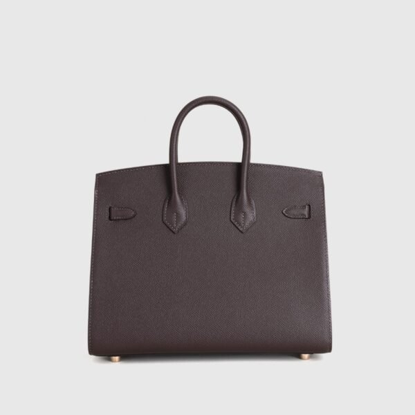 USA Los Angeles Hermes 0G Rouge Sellier Epsom Leather Birkin Sellier 25CM Rose Gold Hardware
