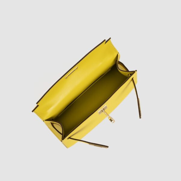 Full Handmade Epsom Leather Mini Kelly 19CM 9O Jaune De Naples Gold Hardware