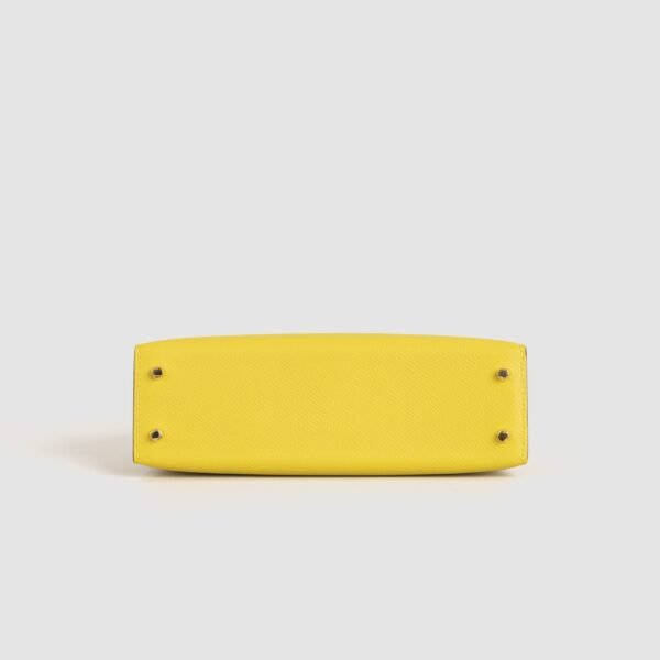 Full Handmade Epsom Leather Mini Kelly 19CM 9O Jaune De Naples Gold Hardware