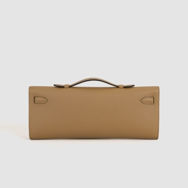 USA New York Hermes 2S Sesame Swift Leather Kelly Cut 31CM Gold Hardware