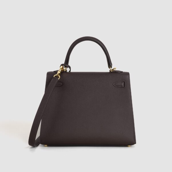 Hermes Women’s Bag Kelly Sellier 25CM Epsom Leather 0G Rouge Sellier Gold Hardware